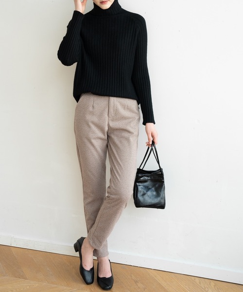 Forcement(フォースメント)の「スタイルよくみえ上品パンツ(その他パンツ・レディース・ベージュ/ブラウン・M/L)」の16枚目の写真