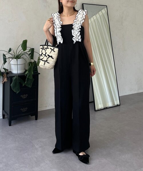 prose verse(プロズヴェール)の「フリルサスペンダーサロペット(サロペット/オーバーオール・レディース・ブラック系その他・PL/PM/LARGE/MEDIUM)」の11枚目の写真