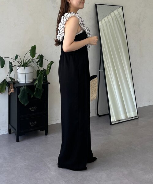 prose verse(プロズヴェール)の「フリルサスペンダーサロペット(サロペット/オーバーオール・レディース・ブラック系その他・PL/PM/LARGE/MEDIUM)」の15枚目の写真