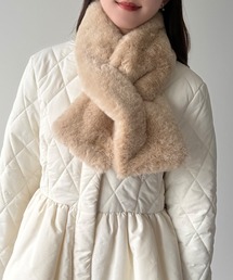 mipiarl（ミピアール）の「2WAYフェイクファーマフラー（マフラー）」