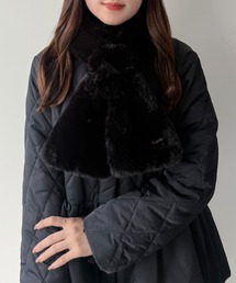 mipiarl(ミピアール)の2WAYフェイクファーマフラー(マフラー)