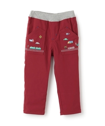 乗り物ロング丈ストレートパンツ