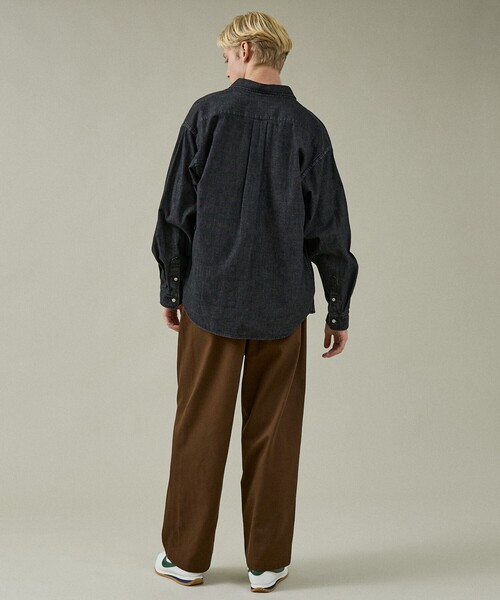 ABAHOUSE（アバハウス）の「2タック チノワイドパンツ / イージーパンツ（チノパンツ・メンズ・ブラウン/ブラック/オフホワイト/ベージュ・46/48）」の9枚目の写真