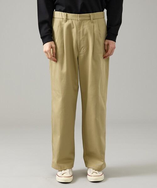 ABAHOUSE（アバハウス）の「2タック チノワイドパンツ / イージーパンツ（チノパンツ・メンズ・ブラウン/ブラック/オフホワイト/ベージュ・46/48）」の18枚目の写真