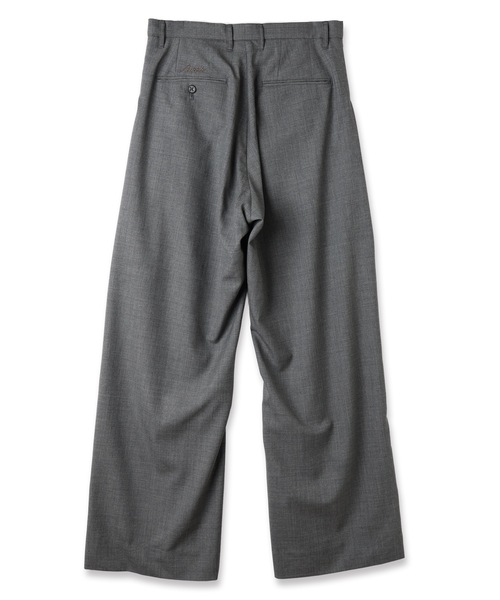 amok（アモク）の「WOOL WIDE TROUSERS（スラックス・メンズ・グレー/ブラック・L/M/S）」の8枚目の写真