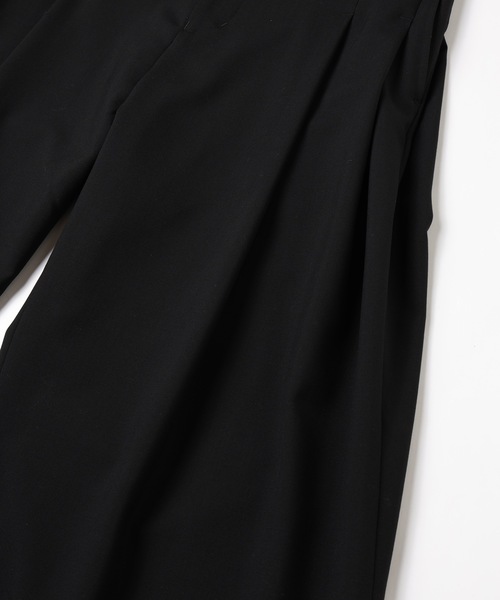 amok（アモク）の「WOOL WIDE TROUSERS（スラックス・メンズ・グレー/ブラック・L/M/S）」の14枚目の写真
