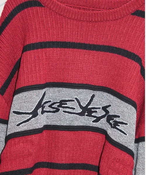 TENGA(テンガ)の「Tenga x Y.E.S Stripe Knit Pullover Red(ニット/セーター・メンズ・レッド・X-LARGE/LARGE/MEDIUM)」の14枚目の写真