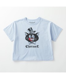 CHERMEL（チャーメル）の「Supima Cotton Wide Tee (BLACK CAT)（Tシャツ/カットソー）」