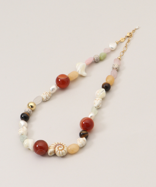 ANNI LU（アニールー）の「ANNI LU SEASIDE CARMEL CREAM ネックレス（ネックレス・レディース・その他4・FREE）」の4枚目の写真