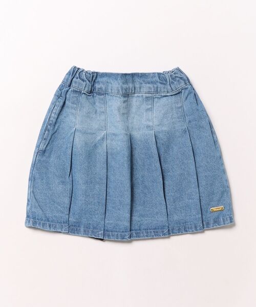 PINKHUNT(ピンクハント)の「PINKHUNT ピンクハント ブラストプリーツスカート 0877K(デニムスカート・キッズ・カーキ/ブルー・120cm/130cm/140cm/150cm/160cm)」の14枚目の写真