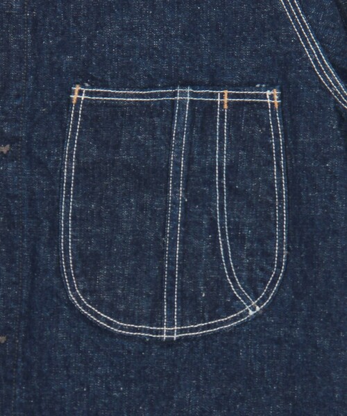 orSlow（オアスロウ）の「Orslow/オアスロウ 1950S COVERALL（ブルゾン・メンズ・ネイビー・1/2/3）」の9枚目の写真