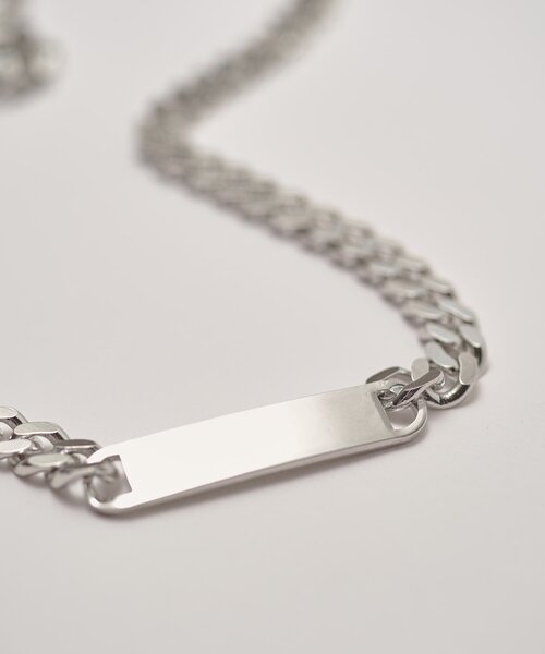 Ah Necklace / 03 (プレートチェーンネックレス)（ネックレス）｜Lui's