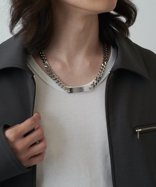 Lui's(ルイス)の「Ah Necklace / 03 (プレートチェーンネックレス)(ネックレス・レディース・シルバー・FREE)」の16枚目の写真