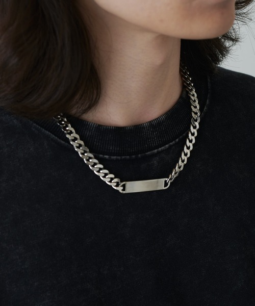 Ah Necklace / 03 (プレートチェーンネックレス)（ネックレス）｜Lui's