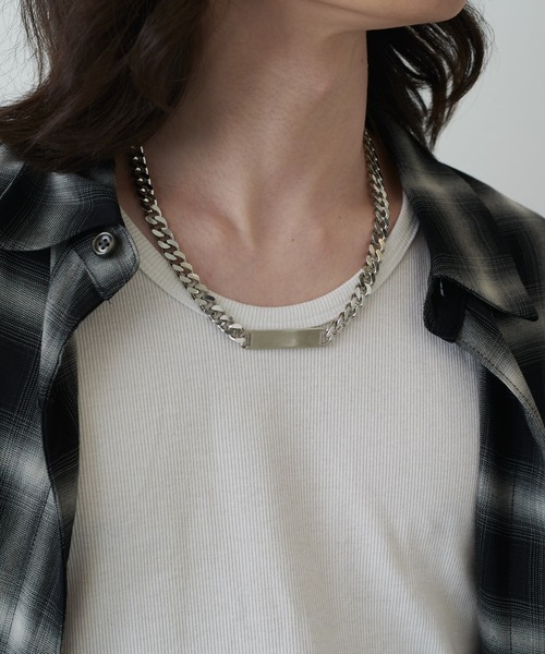 Lui's(ルイス)の「Ah Necklace / 03 (プレートチェーンネックレス)(ネックレス・レディース・シルバー・FREE)」の9枚目の写真