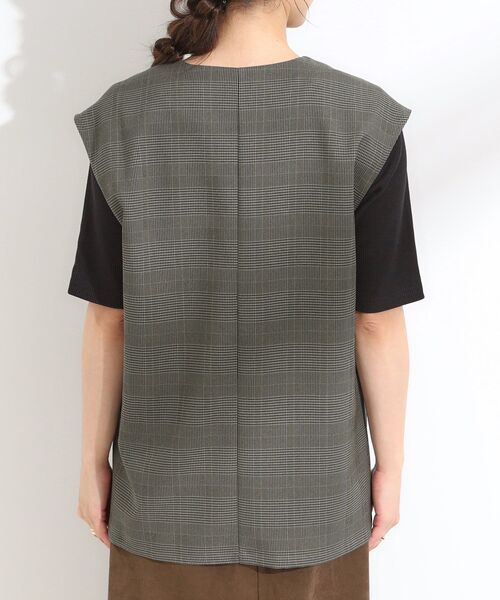 DRESKIP（ドレスキップ）の「【S-LL/セットアップ可/洗濯後しわになりにくい】ダブルベスト（ベスト・レディース・ダークブラウン/グレー系1/グレー・01/02/03/04）」の19枚目の写真