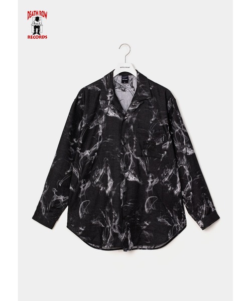 APPLEBUM(アップルバム)の「”DEATH ROW RECORDS” L/S SHIRT-SMOKE(シャツ/ブラウス・メンズ・ブラック・X-LARGE/LARGE/MEDIUM)」の1枚目の写真