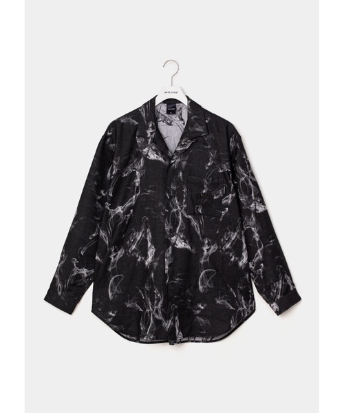 APPLEBUM(アップルバム)の「”DEATH ROW RECORDS” L/S SHIRT-SMOKE(シャツ/ブラウス・メンズ・ブラック・X-LARGE/LARGE/MEDIUM)」の6枚目の写真
