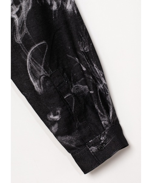 APPLEBUM(アップルバム)の「”DEATH ROW RECORDS” L/S SHIRT-SMOKE(シャツ/ブラウス・メンズ・ブラック・X-LARGE/LARGE/MEDIUM)」の2枚目の写真