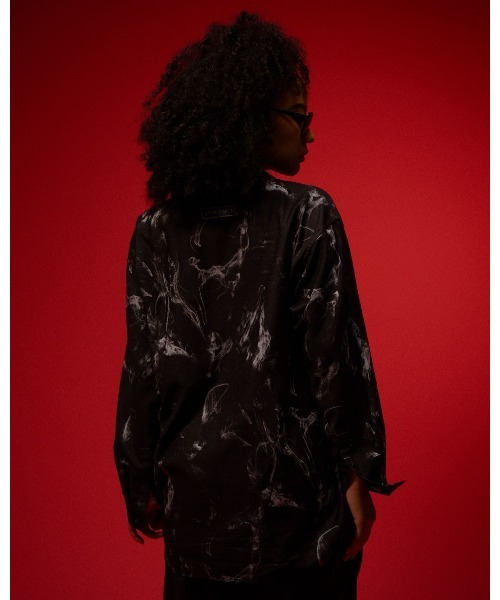APPLEBUM(アップルバム)の「”DEATH ROW RECORDS” L/S SHIRT-SMOKE(シャツ/ブラウス・メンズ・ブラック・X-LARGE/LARGE/MEDIUM)」の9枚目の写真