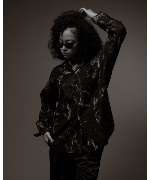 APPLEBUM(アップルバム)の「”DEATH ROW RECORDS” L/S SHIRT-SMOKE(シャツ/ブラウス・メンズ・ブラック・X-LARGE/LARGE/MEDIUM)」の8枚目の写真