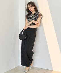 SWINGLE（スウィングル）の「ベルテッドワイドパンツ（その他パンツ・レディース）」