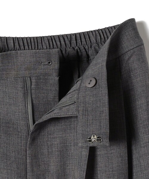 SHIPS Colors（シップス カラーズ）の「SHIPS Colors:〈洗濯機可能〉ウーステッドライク ワイド パンツ(セットアップ対応可能)（その他パンツ・レディース・ベージュ/グレー・SMALL/MEDIUM）」の19枚目の写真