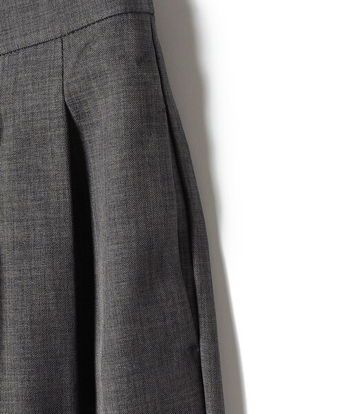 SHIPS Colors（シップス カラーズ）の「SHIPS Colors:〈洗濯機可能〉ウーステッドライク ワイド パンツ(セットアップ対応可能)（その他パンツ・レディース・ベージュ/グレー・SMALL/MEDIUM）」の20枚目の写真