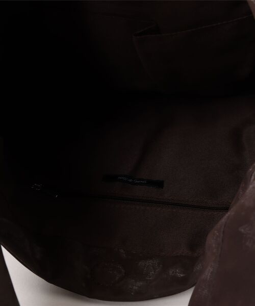 Gready Brilliant（グレディブリリアン）の「ベロア調トート（トートバッグ・レディース・ブラック/ブラウン・FREE）」の6枚目の写真