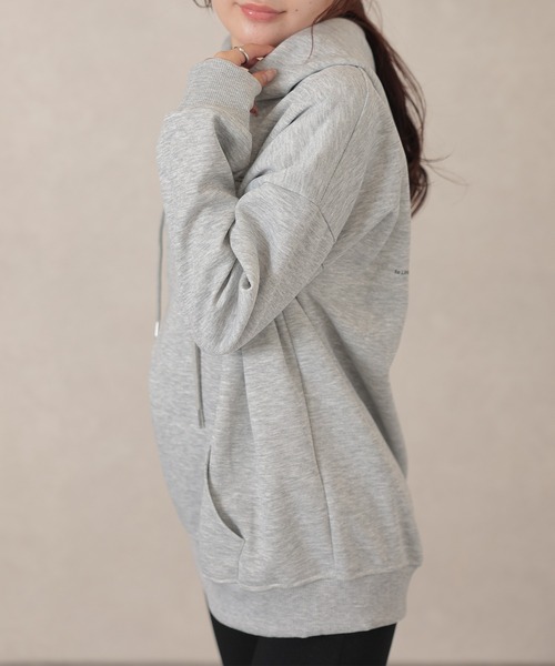Lace Ladies(レースレディース)の「バックプリント ロゴ フード付き スウェット プルオーバー(パーカー・レディース・ダークグレー/ブラック/ライトグレー・M/XL)」の19枚目の写真