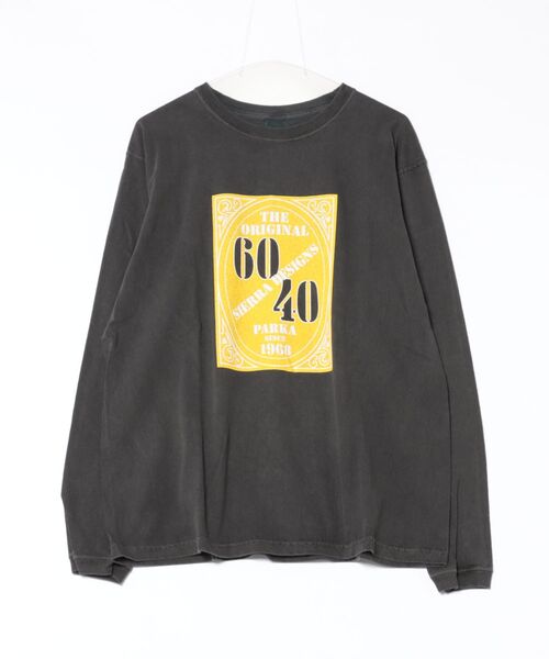 SIERRA DESIGNS（シェラデザイン）の「新作【記念コラボ】Good On x SD 60/40 1st LOGO L/S TEE（Tシャツ/カットソー・メンズ・ブラック/グリーン/グレー/ネイビー/ホワイト系・LARGE/X-LARGE/MEDIUM）」の3枚目の写真