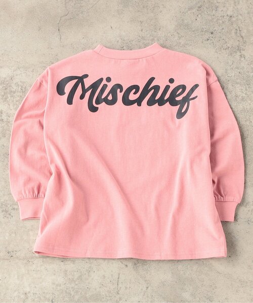 BREEZE(ブリーズ)の「【WEB限定/ジュニア対応】バックロゴTシャツ(Tシャツ/カットソー・キッズ・ブラック/ブラウン/オフホワイト/ブルー/ピンク・140/150/160/90/100/110/120/130)」の5枚目の写真