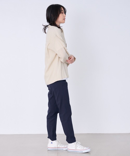 Arnold Palmer（アーノルドパーマー）の「シェア パナマ 長袖シャツ + 半袖Tシャツ セット（アンサンブル・レディース・ブラック/ブルー/アイボリー・XS/LL/L/M/S）」の9枚目の写真