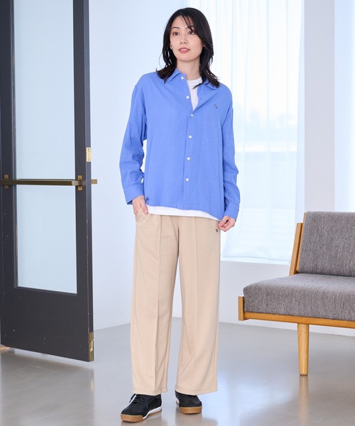 Arnold Palmer（アーノルドパーマー）の「シェア パナマ 長袖シャツ + 半袖Tシャツ セット（アンサンブル・レディース・ブラック/ブルー/アイボリー・XS/LL/L/M/S）」の19枚目の写真