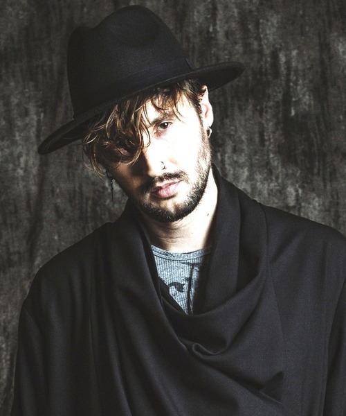 NO ID.（ノーアイディ）の「【NO ID.】Fedora Hat / フェドラ ハット（ハット・メンズ・ブラック/キャメル・ONE SIZE）」の16枚目の写真