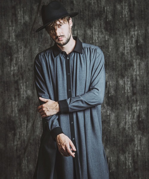 NO ID.（ノーアイディ）の「【NO ID.】Fedora Hat / フェドラ ハット（ハット・メンズ・ブラック/キャメル・ONE SIZE）」の22枚目の写真