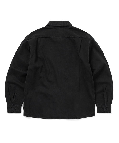 thisisneverthat（ディスイズネバーザット）の「Washed Denim Zip Shirt（シャツ/ブラウス・メンズ・ブラック/ブルー系その他/ブルー系その他2・L/M/S/XL）」の5枚目の写真