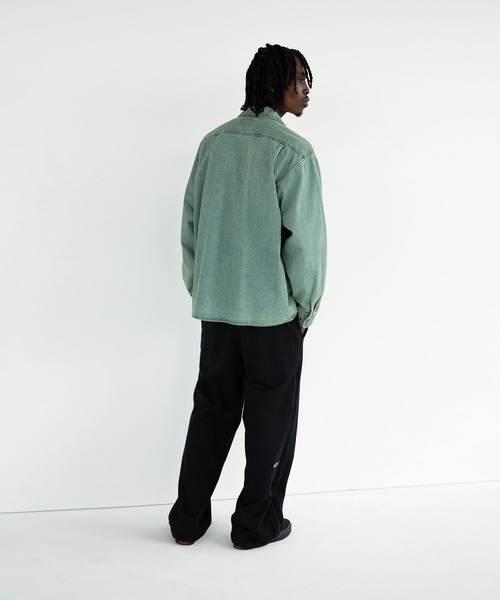 thisisneverthat（ディスイズネバーザット）の「Washed Denim Zip Shirt（シャツ/ブラウス・メンズ・ブラック/ブルー系その他/ブルー系その他2・L/M/S/XL）」の11枚目の写真