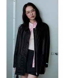 InstantFunk（インスタントファンク）の「【INSTANTFUNK】レザーライク ハーフジャケット（その他アウター）」