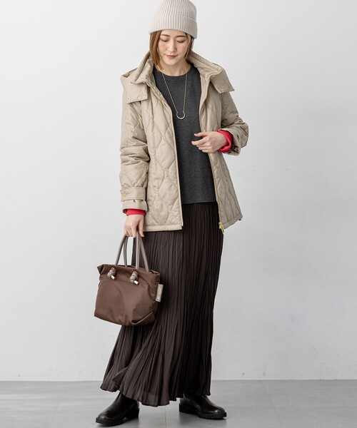 23区（ニジュウサンク）の「【洗える】ダブルフェイス プルオーバー ニット（ニット/セーター・レディース・アイボリー系/グレー系/ブルー系・38）」の10枚目の写真