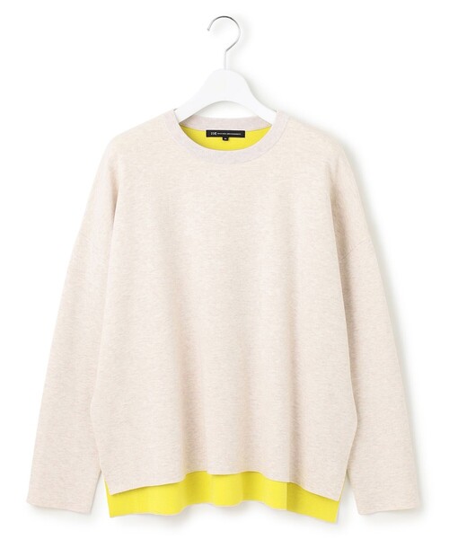 23区（ニジュウサンク）の「【洗える】ダブルフェイス プルオーバー ニット（ニット/セーター・レディース・アイボリー系/グレー系/ブルー系・38）」の14枚目の写真