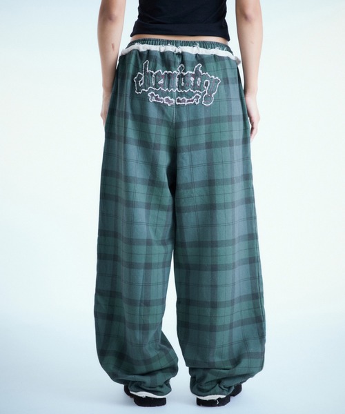 sedacle新作スウェットセットアップ完売品【レオパード】 アソート柄スウェットパンツ【SETUP着用可能】（スウェット