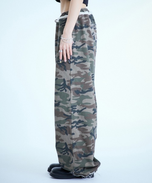 sedacle（セダクル）の「アソート柄スウェットパンツ【SETUP着用可能】（スウェットパンツ・レディース・カモフラージュ/チェック/レオパード・SMALL/MEDIUM/LARGE）」の8枚目の写真