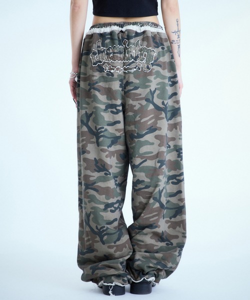 sedacle新作スウェットセットアップ完売品【レオパード】 アソート柄スウェットパンツ【SETUP着用可能】（スウェット