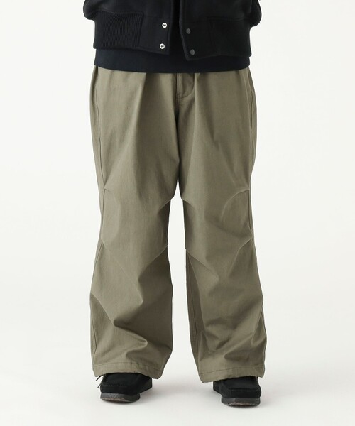 B:MING by BEAMS(ビーミングバイビームス)の「裏起毛 オーバー パンツ<暖パン>(その他パンツ・メンズ・オリーブ/ブラック・X-LARGE/LARGE/MEDIUM/SMALL)」の2枚目の写真