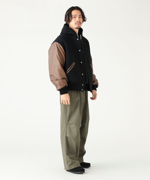 B:MING by BEAMS(ビーミングバイビームス)の「裏起毛 オーバー パンツ<暖パン>(その他パンツ・メンズ・オリーブ/ブラック・X-LARGE/LARGE/MEDIUM/SMALL)」の5枚目の写真