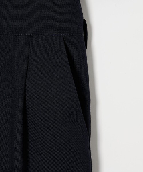 conte＞フロントジップ Vネック オールインワン（つなぎ