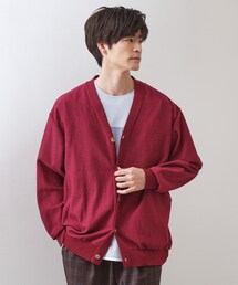 THE SHOP TK | 【季節の変わり目に活躍】ニットカーディガン 選べる2デザイン(柄&無地)/洗濯機OK(カーディガン/ボレロ)