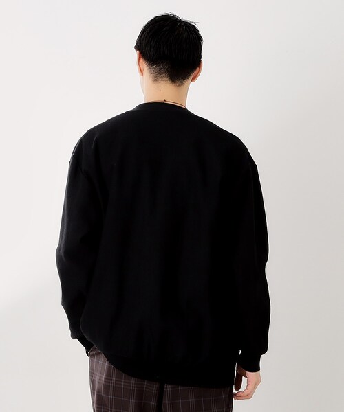 THE SHOP TK (ザ ショップ ティーケー )の「【季節の変わり目に活躍】ニットカーディガン 選べる2デザイン(柄&無地)/洗濯機OK(カーディガン/ボレロ・メンズ・ボルドー/ワイン系2/ブラック/ブラック系5・02/03/04)」の16枚目の写真