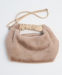 MB mint breeze（エムビーミントブリーズ）の「エコファー2WAYミニバッグ（ショルダーバッグ）」